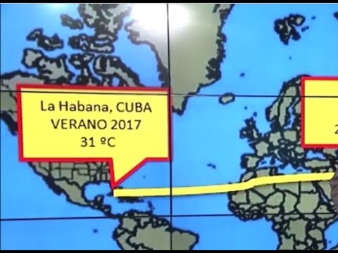 Climate report by Cubavisión, Havana 2017 - 2100