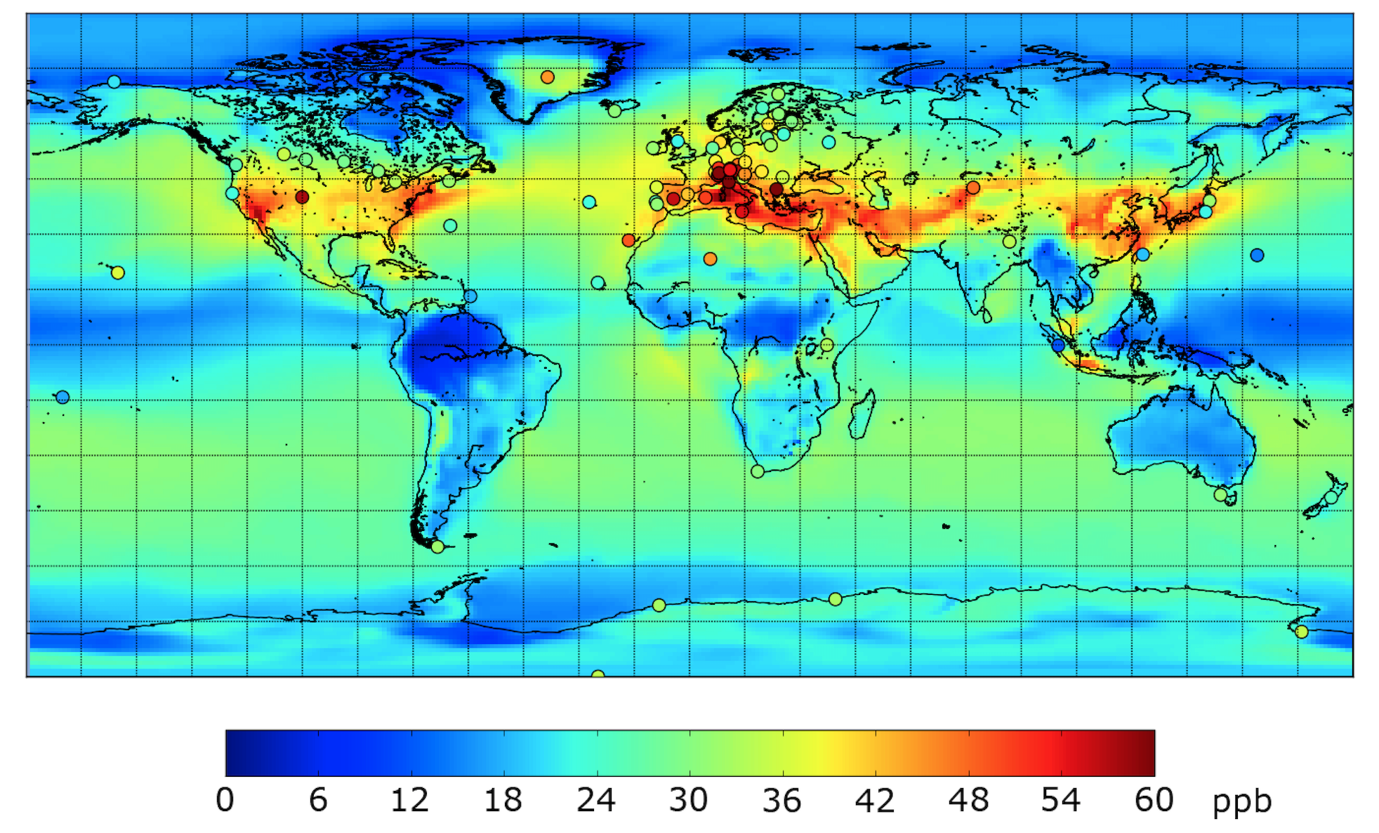 Global distribution near-surface ozone.png