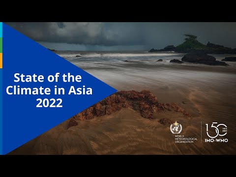 WMO State of the Climate in Asia 2022 animation - English