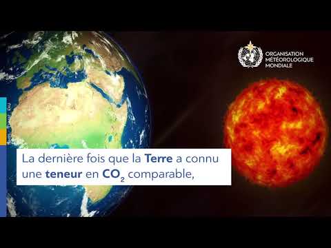 Greenhouse gas concentrations Animation - French