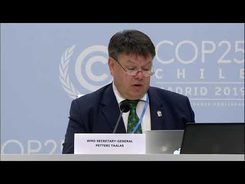 Press conference: WMO provisional statement on the State of the Global Climate in 2019