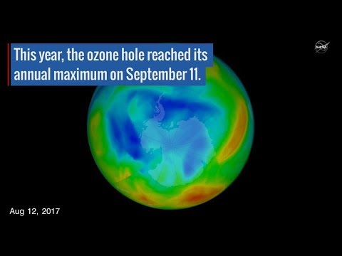 Warm Winter Air Makes for a Small Ozone Hole