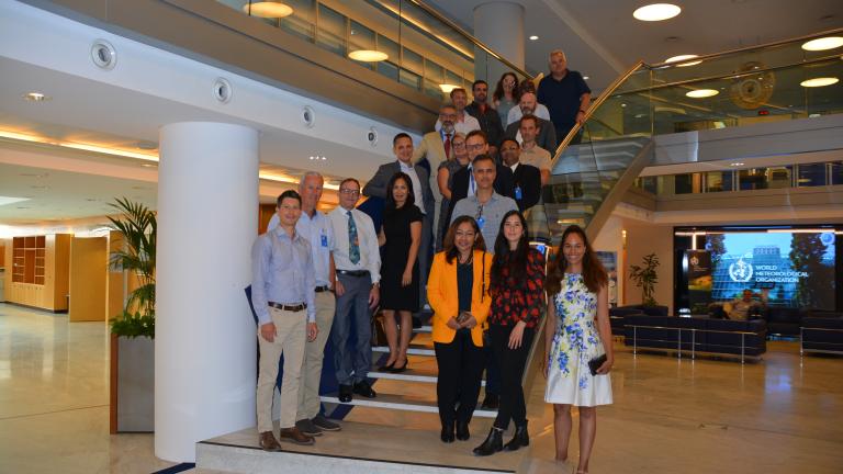 A group of people posing for a picture.