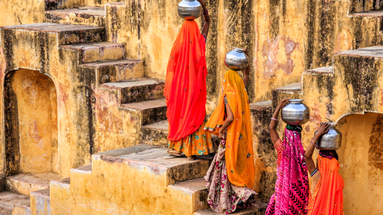Women in Jaipur, Rajasthan, India. 