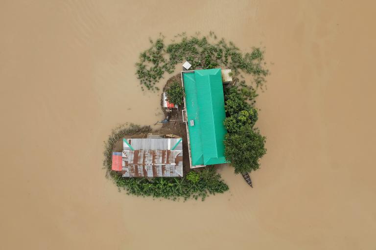 Stranded house