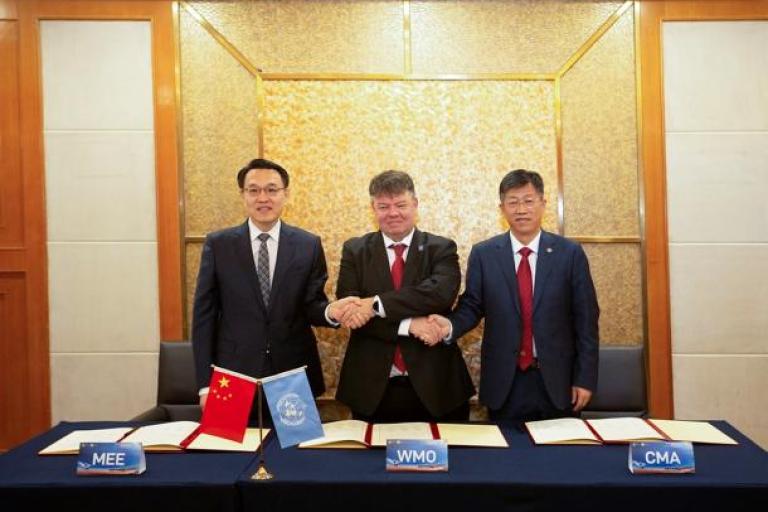 WMO SG Petteri Taalas with China member