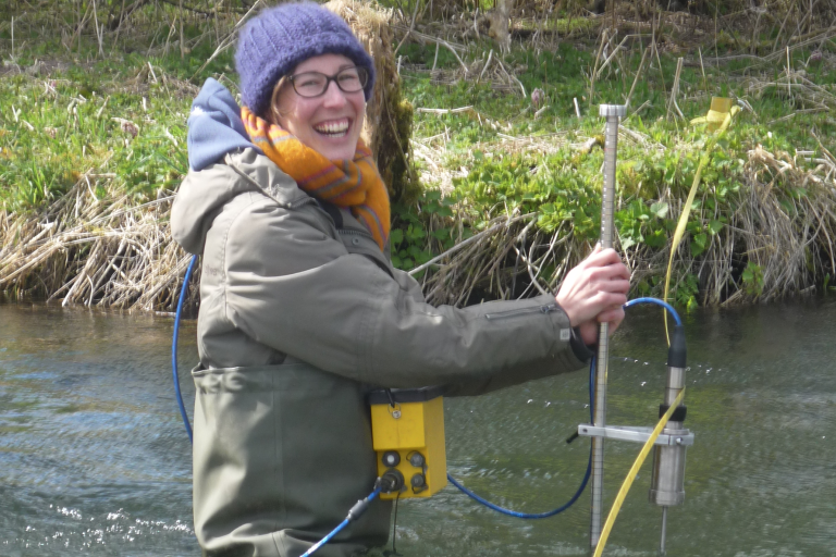 Measuring water velocity