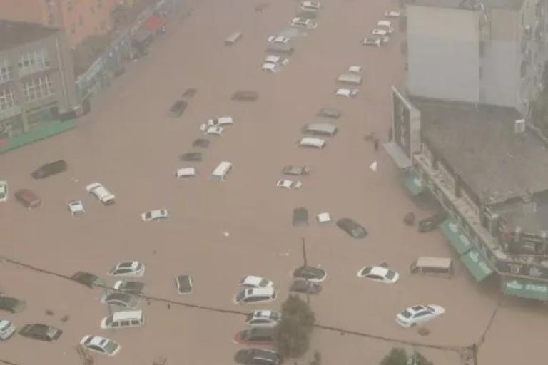 China floods July 2021, via UNFCCC