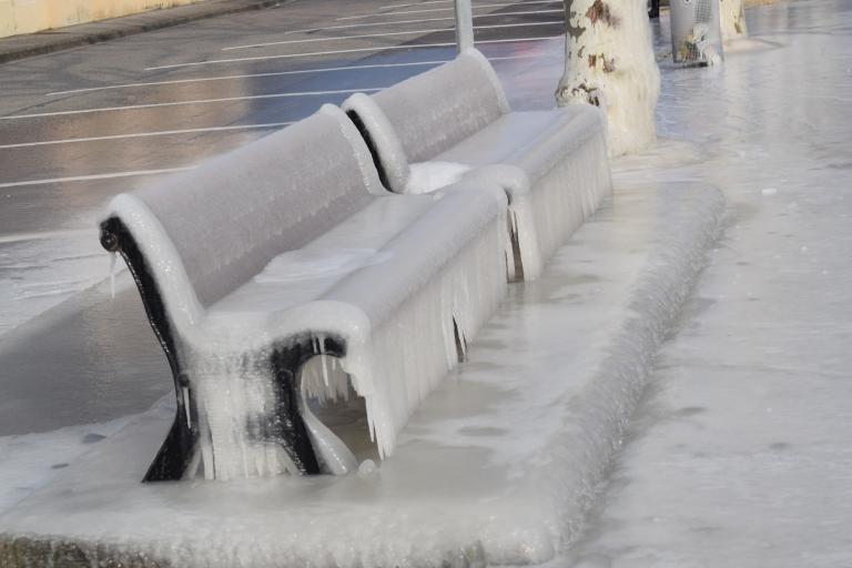 Frigid temperatures in Switzerland 27.2.2018