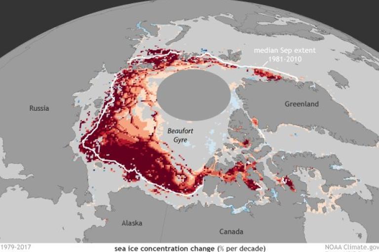 Arctic sea ice minimum
