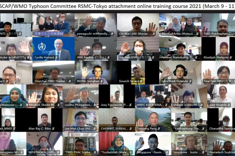 20th Typhoon Committee Attachment Training course at the RSMC Tokyo