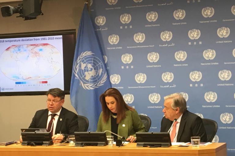Press conference 28 March to release WMO climate statement