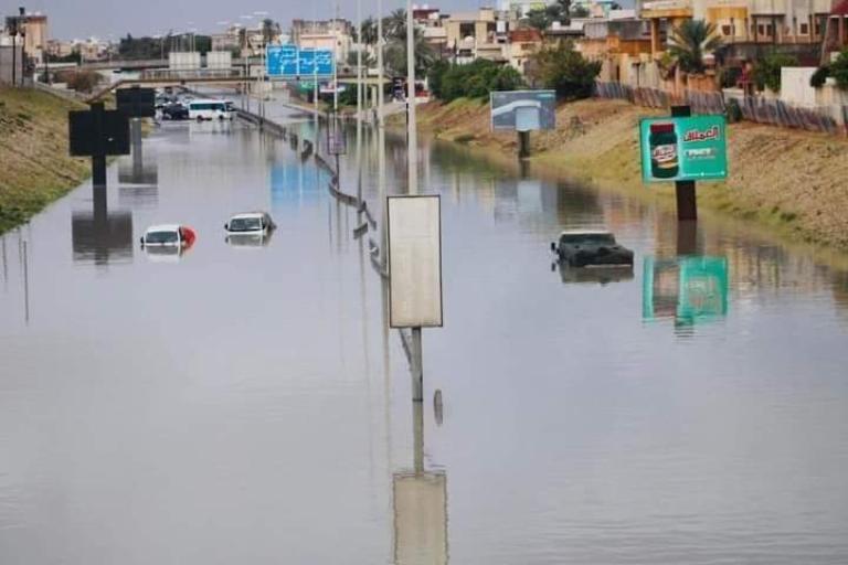 The northwestern regions of Libya were affected by weather extreme