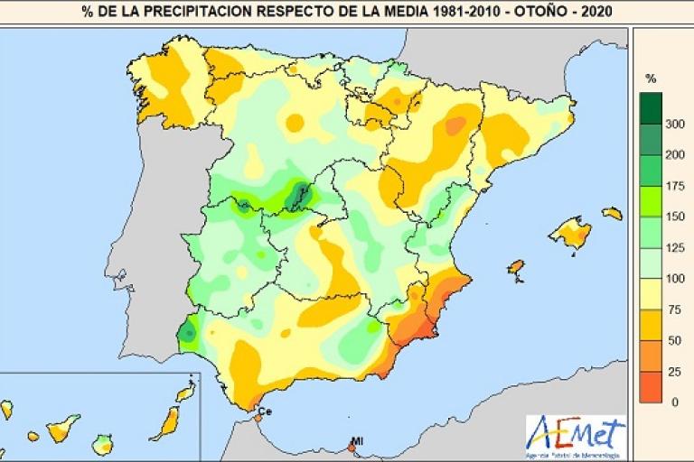 Un otoño cálido y seco cierra una década en la que se agolpan los récords cálidos