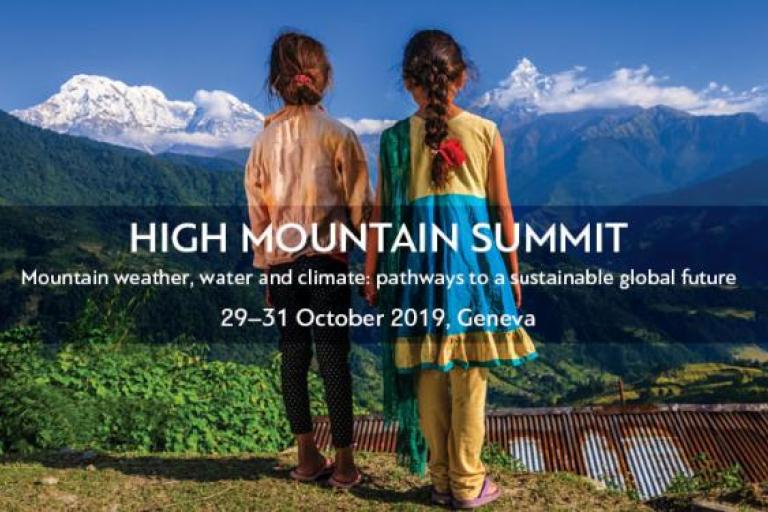 Mountain summit issues call for action on climate change