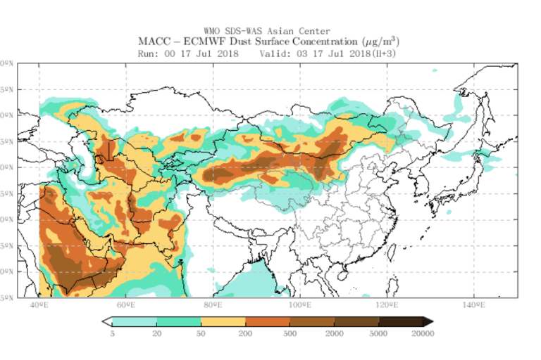 WMO highlights action on sand and dust storms