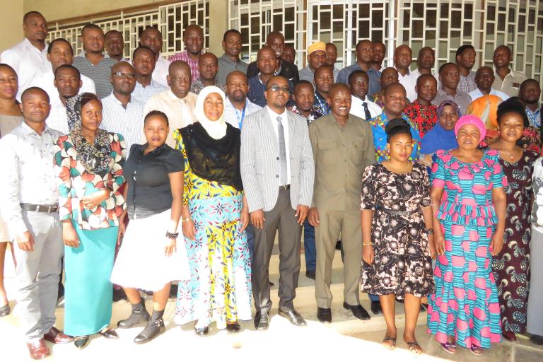 Participants of the training on coding and decoding weather data 