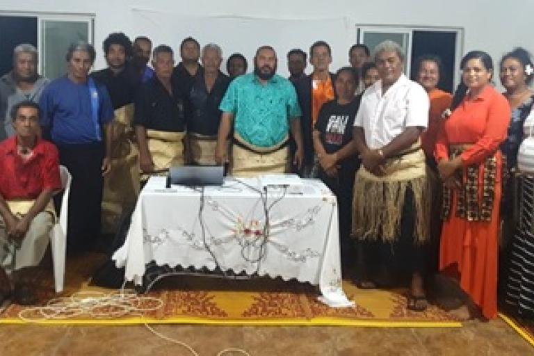 MHEWS Community Consultations at Falehau Village