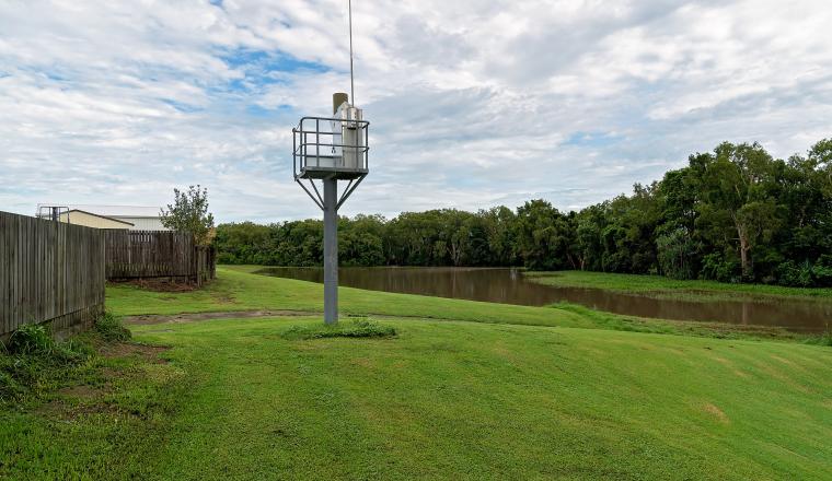 Flooding Of River Alert Tower