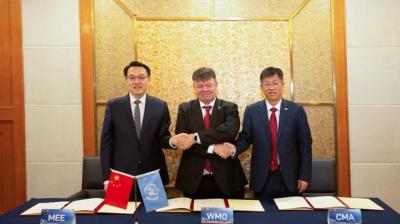 WMO SG Petteri Taalas with China member