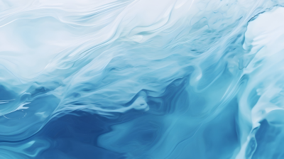 Abstract image of swirling blue and white patterns resembling waves or clouds.