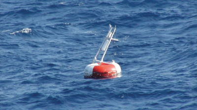 Damaged TAO buoy