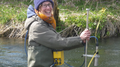 Measuring water velocity