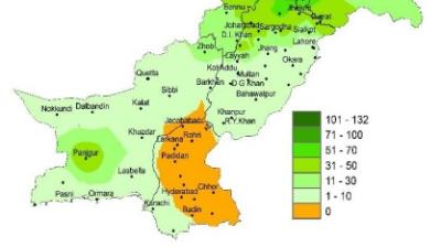 Pakistan - Actual Rainfall (mm) during November, 2022