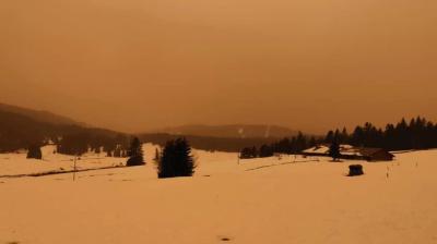 Sand storm hits Europe 6.2.2021
