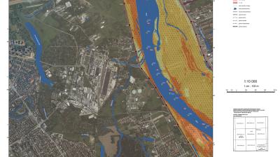 Flood on the maps - Poland