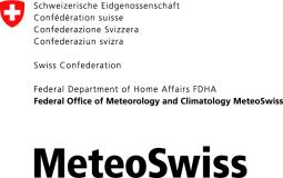 The logo for the federal department of climate and meteorology in switzerland.