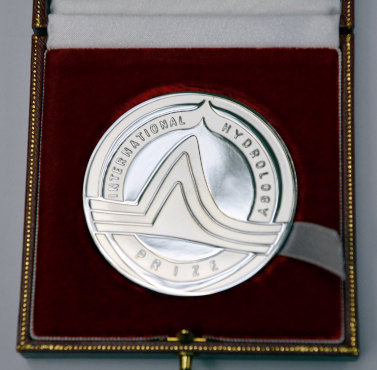 International Hydrology Prize medal