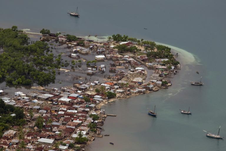 Haiti in a flood