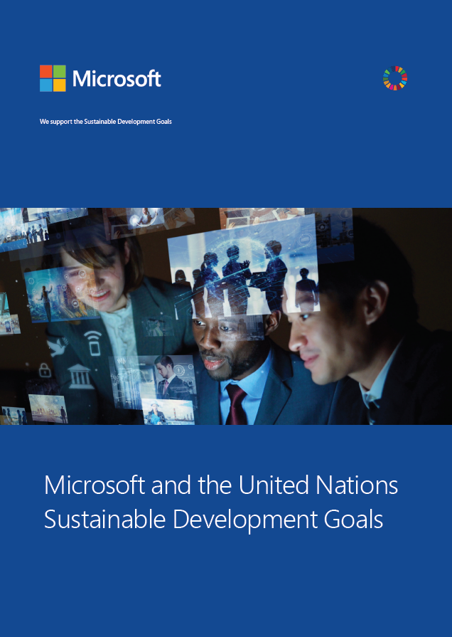 Microsoft and the united nations sustainable development goals.
