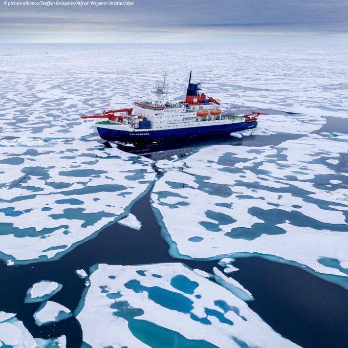 MOSAIC Arctic expedition comes to an end. Photo: AWI