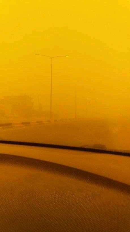 Libya sand and dust storm 22.3.2021