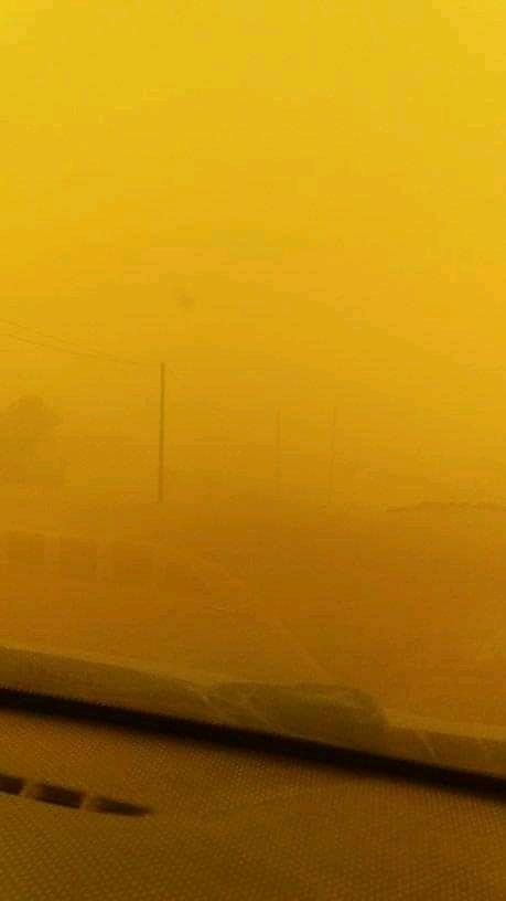 Libya sand and dust storm 22.3.2021