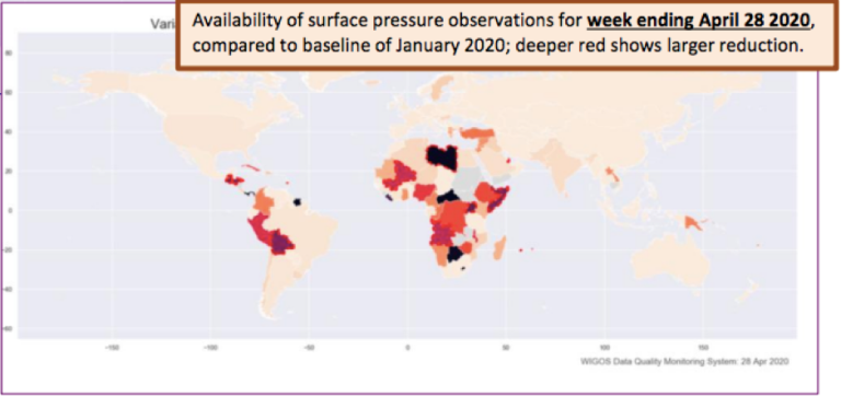 surface pressure observations