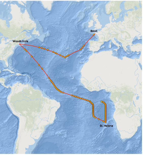 Blue Observer team sets sail in Atlantic with Argo observing floats