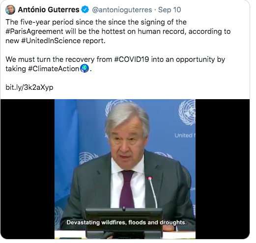 UN Secretary-General launches United in Science report