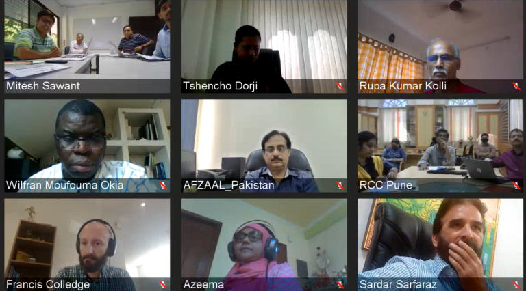 South Asian Climate Outlook Forum virtual session 2020