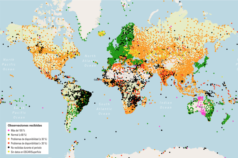 Observaciones de presión atmosférica