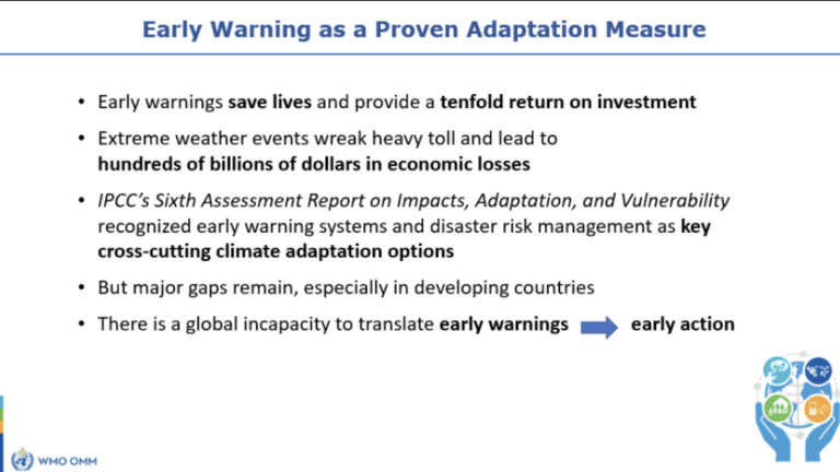 Early Warnings for All initiative