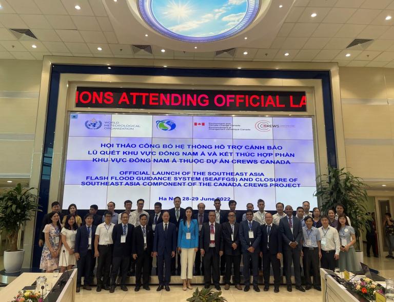 WMO staff joined regional representatives from Cambodia, Lao People’s Democratic Republic, the Philippines, Thailand and Viet Nam