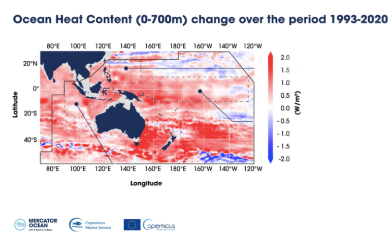 Ocean heat content